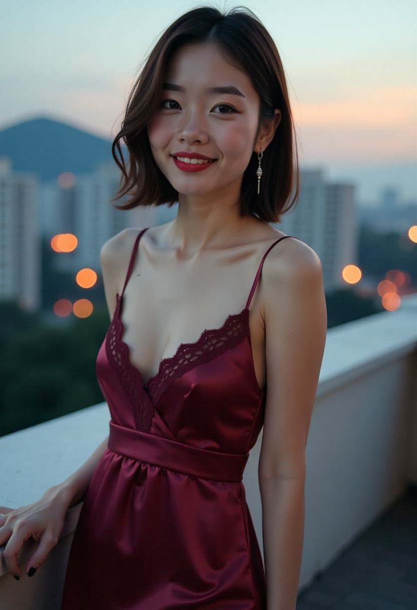 雨夜中的边境村落
